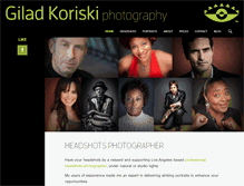 Tablet Screenshot of headshots-photographer.com